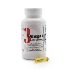 Omega-3 Fish Oil 1,200 mg, 100 Softgels