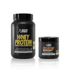 Nutra Limited Edition Pack featuring Whey Protein Isolate 2.1 lbs and a free Creatine Monohydrate 150 g as launch promotion.