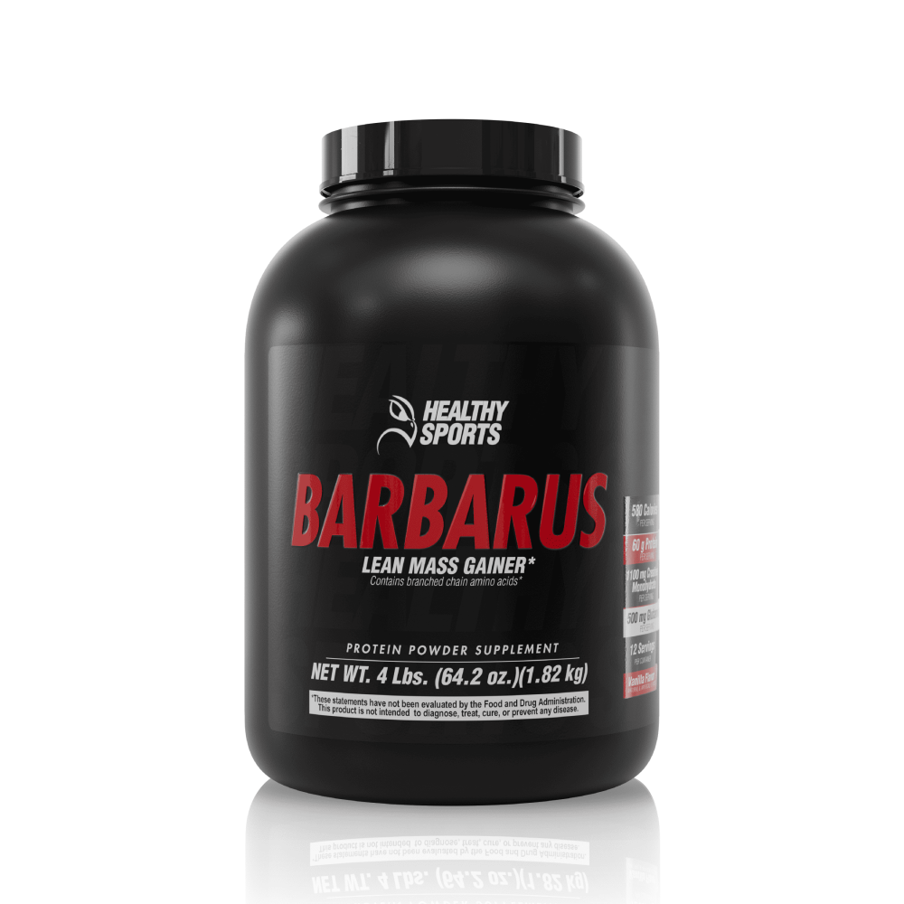 Barbarus, Lean Mass Gainer, Protein Powder, Vanilla Flavor,  4 lb (1,820 g)