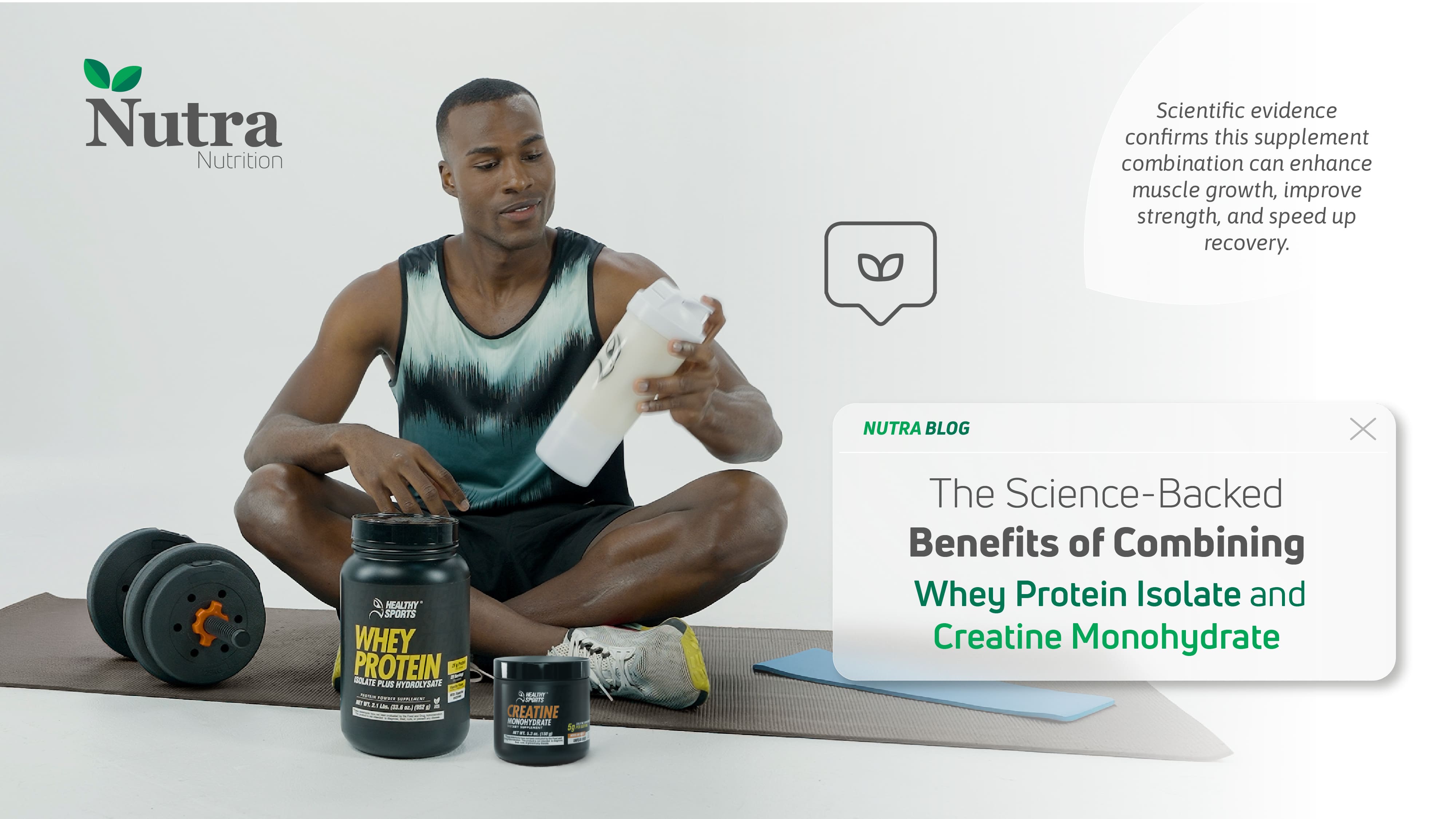 The Science-Backed Benefits of Combining Protein Isolate and Creatine Monohydrate