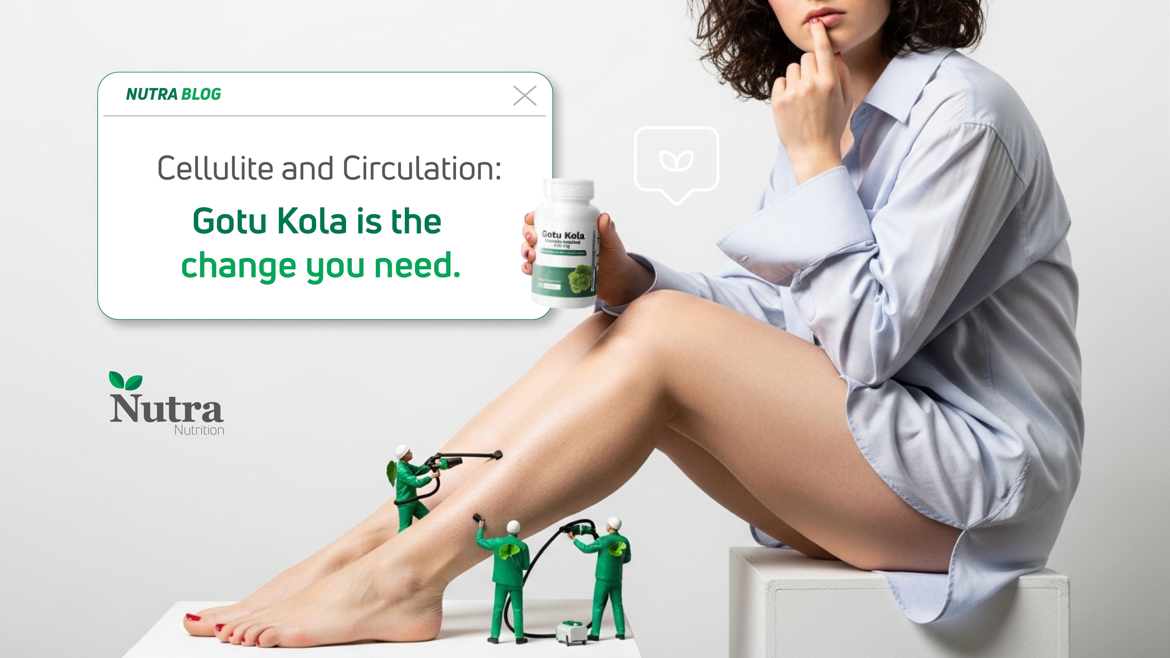 How Gotu Kola Improves Circulation and Combats Cellulite in the Glutes